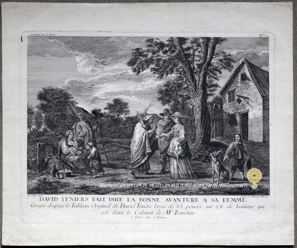 David Teniers prosi o wr&oacute;żbę dla swojej żony