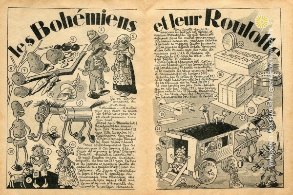 Les Boh&eacute;miens et leur Roulotte