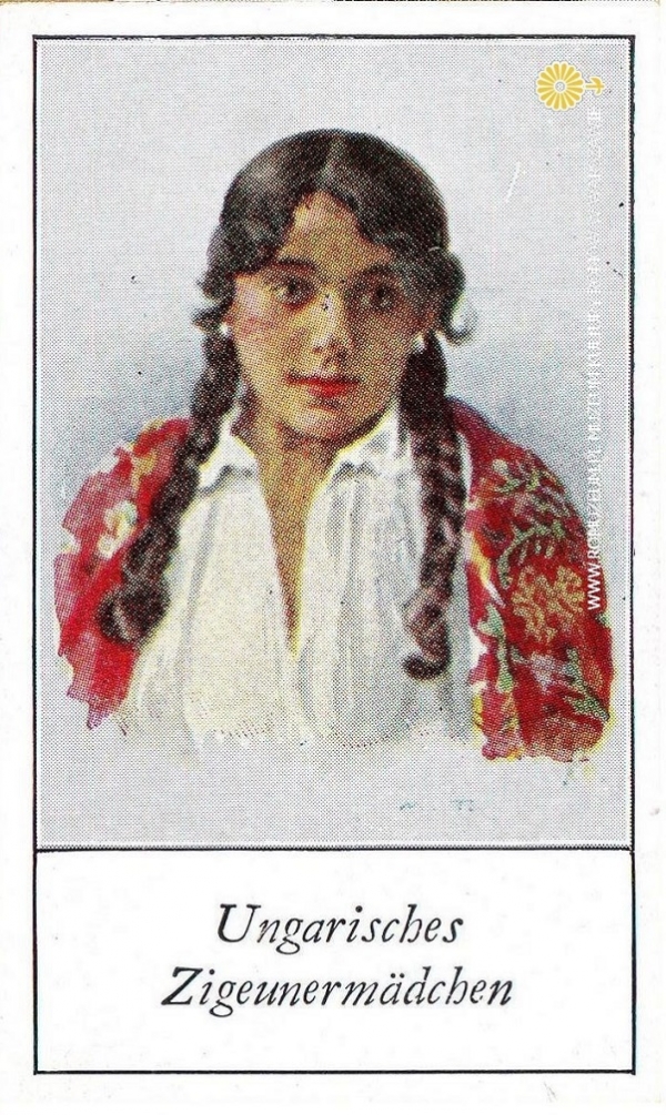 Serie 43 - Ungarn II. Ungarisches Zigeunerm&auml;dchen