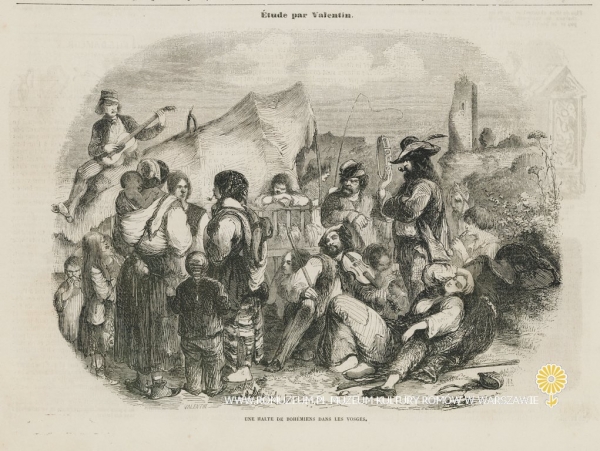 Une halte de boh&eacute;miens dans les Vosges