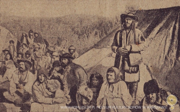 Obozowisko cygan&oacute;w rumuńskich