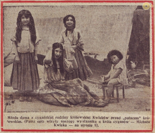 Młoda dama z cygańskiej rodziny kr&oacute;lewskiej Kwiek&oacute;w