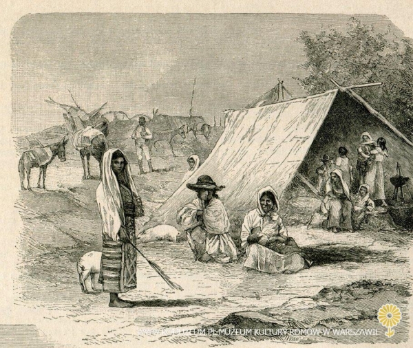 In Rum&auml;nien-Zigeuner im lager