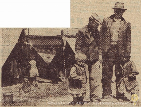 Wydalenie cygan&oacute;w z Powązek