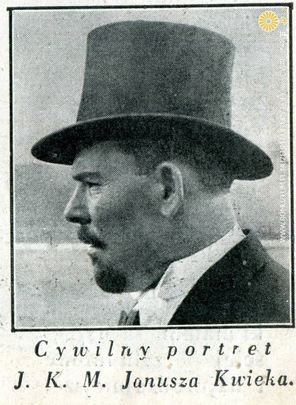 "Polski obywatel kr&oacute;lem cygan&oacute;w - cywilny portret J.K.M. Janusza Kwieka"