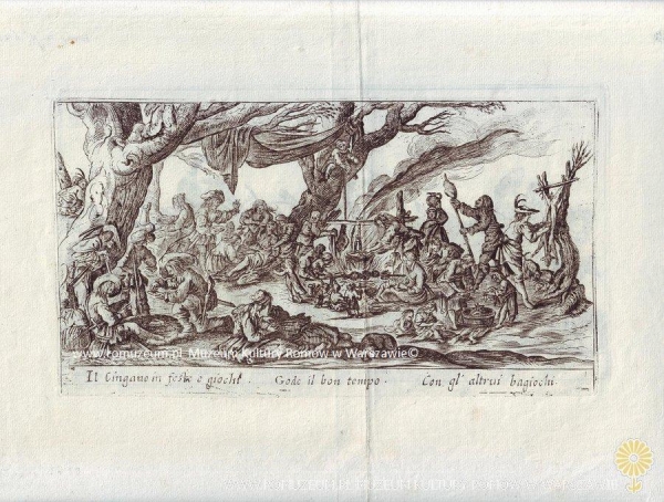 Ob&oacute;z Cygan&oacute;w (rewers), Jacques Callot