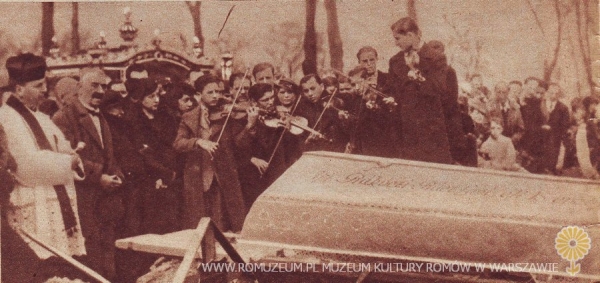 Cyganie węgierscy nad trumną swego kr&oacute;lewicza