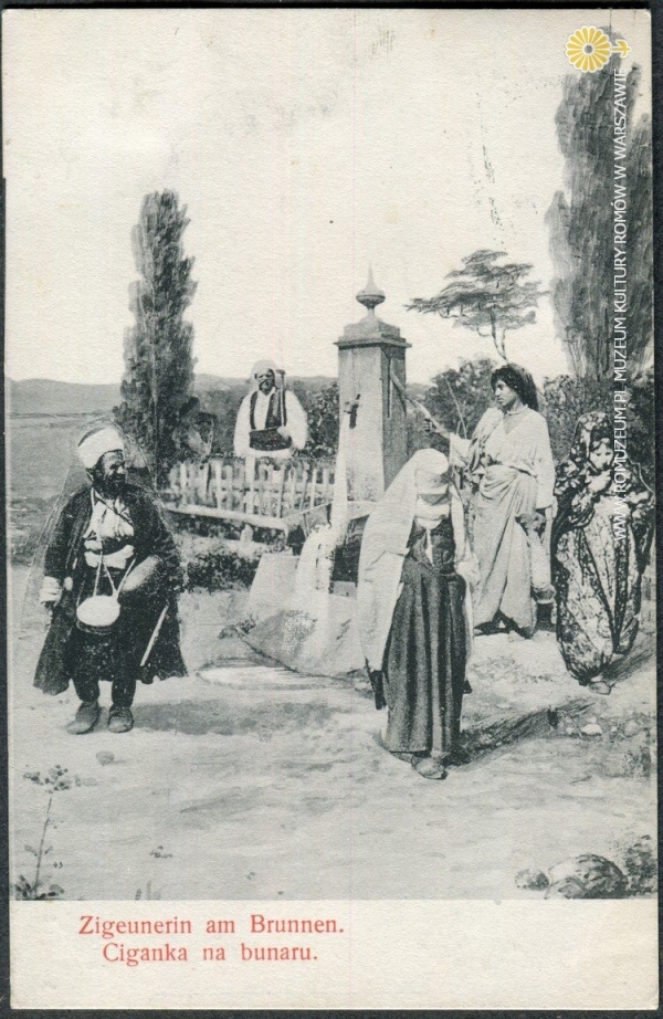 Zigeunerin am Brunen