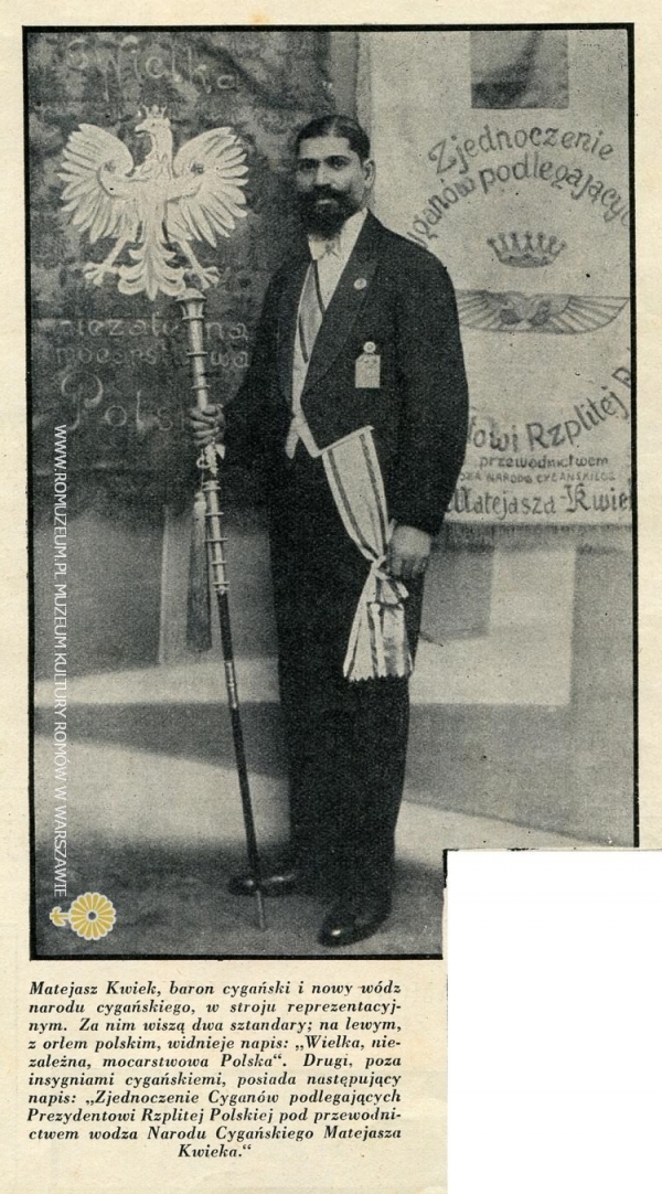 Matejasz Kwiek, baron cygański i nowy w&oacute;dz narodu cygańskiego
